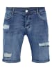 2Y Studios Jeans-Shorts in blue