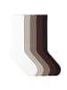 von Jungfeld Tennissocken Casual Classics Bundle in White/Beige/Mocca/Brown/Black