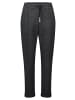 BETTY & CO Schlupfhose mit Struktur in Schwarz/Weiß