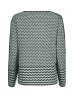 Gina Laura Jacquard-Pullover in nachtgrau