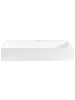 Beliani Waschbecken QUENKO in Weiß - (W) 50 x (H) 12 x (L) 38 cm