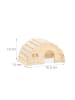 relaxdays Hamsterhaus in Natur - (B)18,5 x (H)10 x (T)13 cm