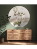 OnlyWow Rundes Wandbild Beige