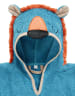 Playshoes Bademantel "Frottee-Poncho Dschungel" in Blau