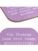 Mr. & Mrs. Panda Untersetzer Glas Spruch Ehemann Fähigkeiten mit... in Lavendeltraum