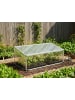 Beliani Gewächshaus für den Garten CARFIZZI in Silber/Transparent
