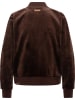 ragwear Sweatjacke Doron Embossed in Dark Choco