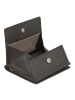 DuDu Geldbörse Leder 9,5 cm in coffee brown