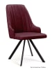58 aufm Kessel ESSZIMMERSTUHL (2er-Set) Deina 52x91x60 Schwarz/Marsala