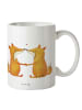 Mr. & Mrs. Panda Coffee Mug Füchse Liebe ohne Spruch in Weiß