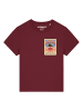 wat? Apparel T-Shirt Tarot The Chocolate in Weinrot