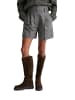 Marc O'Polo Tweed-Shorts regular in Schwarz