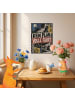 Mr. & Mrs. Panda Poster Fahrt wild Design mit Spruch in Weiß