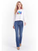 IZIA Women Sweatshirt in White