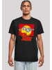 F4NT4STIC T-Shirt Tom und Jerry Chase Scene in schwarz