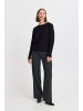b.young Longpullover BYMMMORLA BAT JUMPER 20814389 leichter Strickpullover in black denim