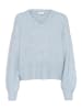 Kaffe Strickpullover KAtrina Loose fit in Celestial Blue Melange