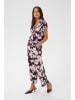 Kaffe Overall KAmira Loose fit in Blackberry Wine/Chalk Flowers