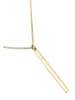 Elli Halskette 925 Sterling Silber Dreieck, Geo, Rechteck in Gold