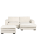 Beliani 2-tlg Ecksofa KOLDING in Beige/Schwarz