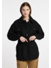 DreiMaster Damen Übergangsjacke Aus Wollgemisch in Schwarz