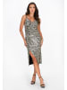 faina Women Dress in gold multicolor
