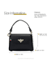 Florence Florence Umhängetasche Leder schwarz ca. 19cm