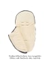 Zamboo 2in1 Universal-Fleece-Fußsack Sitzauflage in grau