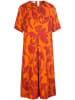 St.Emile Midikleid Viscose in orange