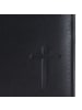 oxmox Leather Geldbörse RFID Schutz Leder 12 cm schwarz-freedom cross