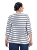 Ulla Popken Shirt in mittel grau melange