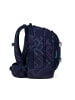 Satch Satch pack Schulrucksack Purple Laser dunkelblau
