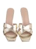 Ital-Design High-Heel Sandalette in Gold