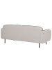 Beliani 3-Sitzer Sofa TONSBERG in Grau/Schwarz - (W) 198 x (H) 78 x (L) 85 cm