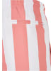 Urban Classics Badeshorts in palepinkbarstripe