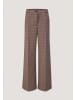 Hessnatur Hessnatur Tweed-Hose Wide Leg Relaxed aus reiner Bio-Baumwolle in wildrose