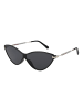 Funky Buddha Damen Sonnenbrillen Katzenauge Schwarz