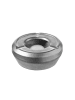 APS Windaschenbecher in silber, Ø 10 cm, H: 4,5 cm, Edelstahl