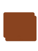 Tinyloaders 2x SET Platzdeckchen, Platzmatte, Tischset, Unterlage, 43 cm x 34 cm, NUT-BROWN