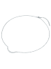 Trilani Kette Sterling Silber Zirkonia weiß in silber