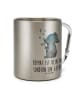 Mr. & Mrs. Panda Kaffeetasse Elefant Seifenblasen mit Spruch in Silber
