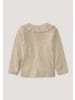 Hessnatur Hessnatur Langarmshirt Pointelle aus reiner Bio-Merinowolle in sand