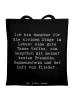 Mr. & Mrs. Panda totebag Spruch Dankbarkeit für kleine Dinge mit... in Schwarz