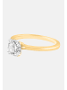 Ethische Diamanten Ring aus 375 Gelbgold mit Lab Grown Diamant