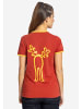 elkline T-Shirt Rudolfine in burnt red - golden sunset