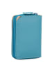 MYWALIT Small Wallet Geldbörse Leder 10 cm sardinia