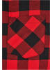 Urban Classics Urban Classics Herren Padded Check Flannel Shirt in black/red
