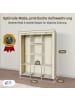 Coemo Faltbarer Kleiderschrank Stoffschrank in Beige
