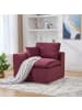 ABRIHOME Einzelsitzsofa Stoffsofa mit Kissen in Rot