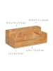 relaxdays Schreibtisch Organizer in Natur - (B)30x (H)11 x (T)15 cm
